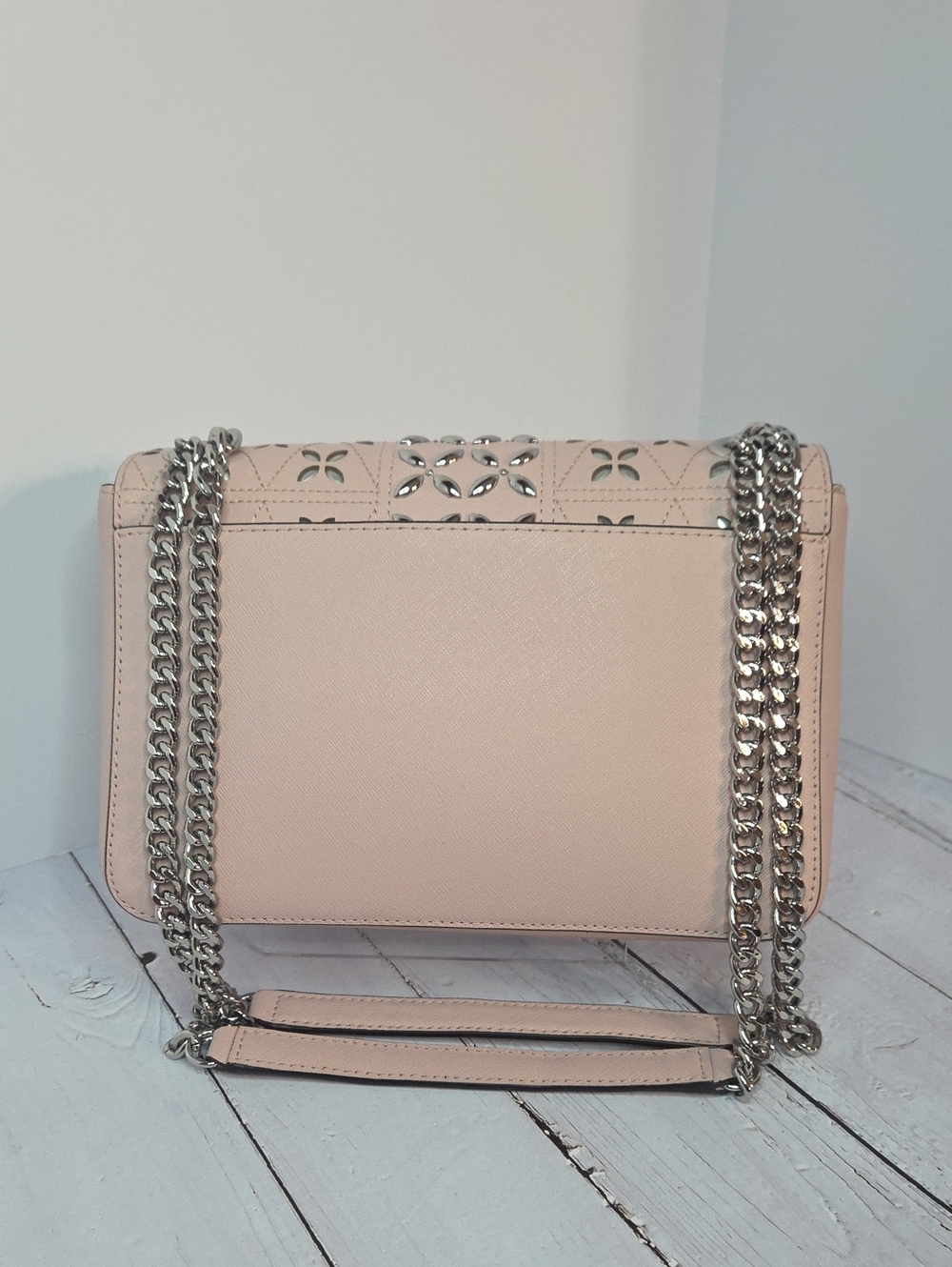 Michael Kors Tina Medium Shoulder Flap Bag - Picture 3 of 13